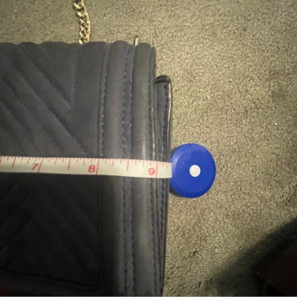 Rebecca Minkoff Navy Blue Quilted Leather Handbag - Picture 10 of 12